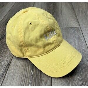 Kilte Yellow Adjustable Womens Baseball Hat 100% Cotton